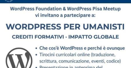 WordPress-per-umanisti CFS 25.6.2025 WordPress-per-umanisti CFS 25.6.2025